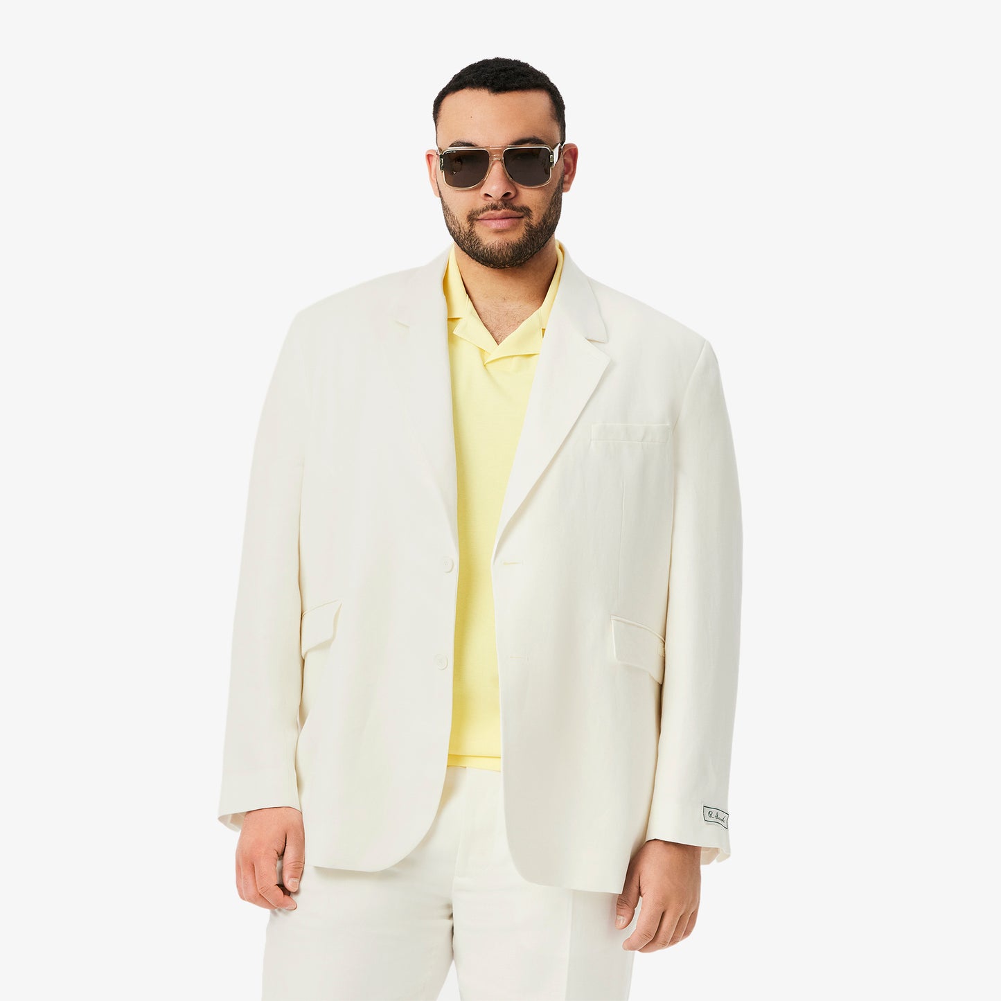 Linen Blend Blazer-VH0443