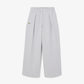 Wide Leg Pleated Crocodile Pants-XF0114
