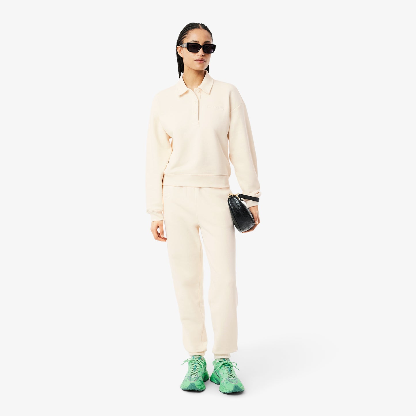 Embossed Logo Fleece Pants-XF0353