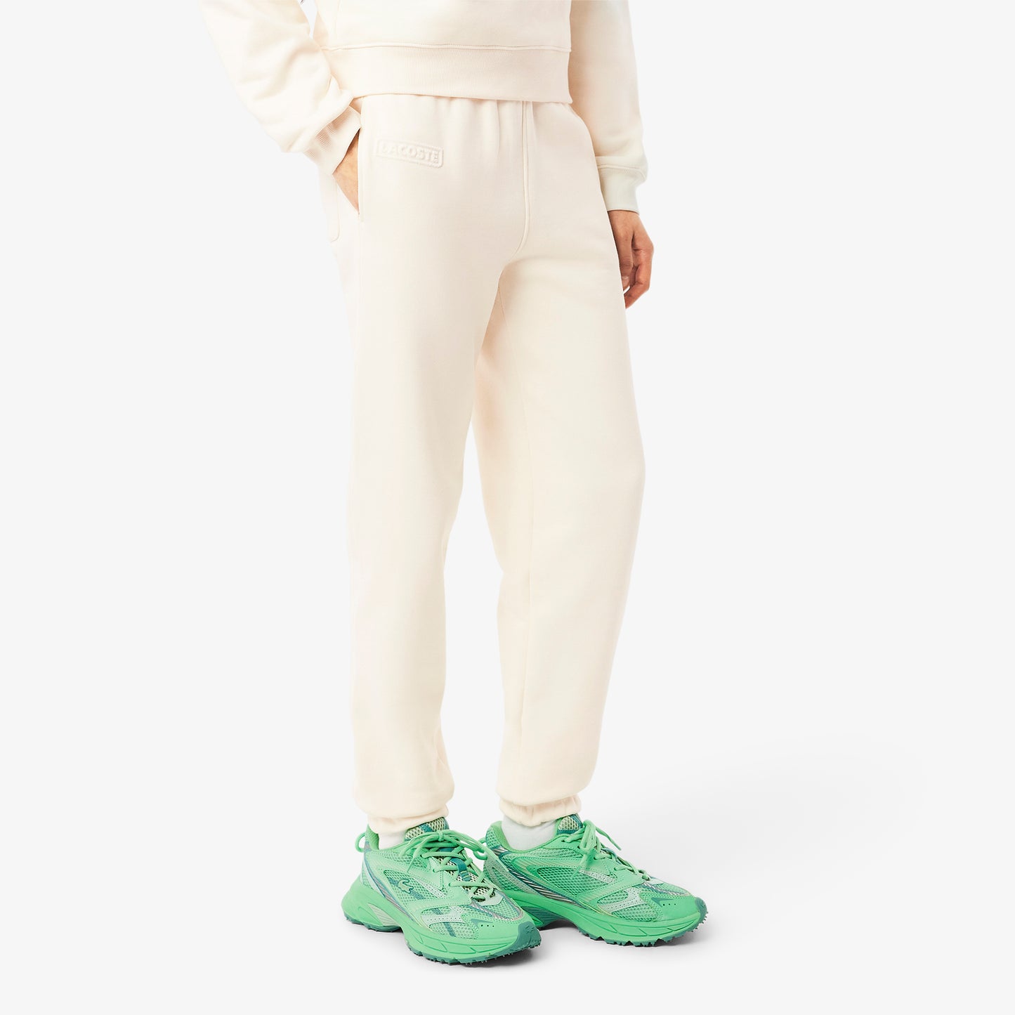 Embossed Logo Fleece Pants-XF0353