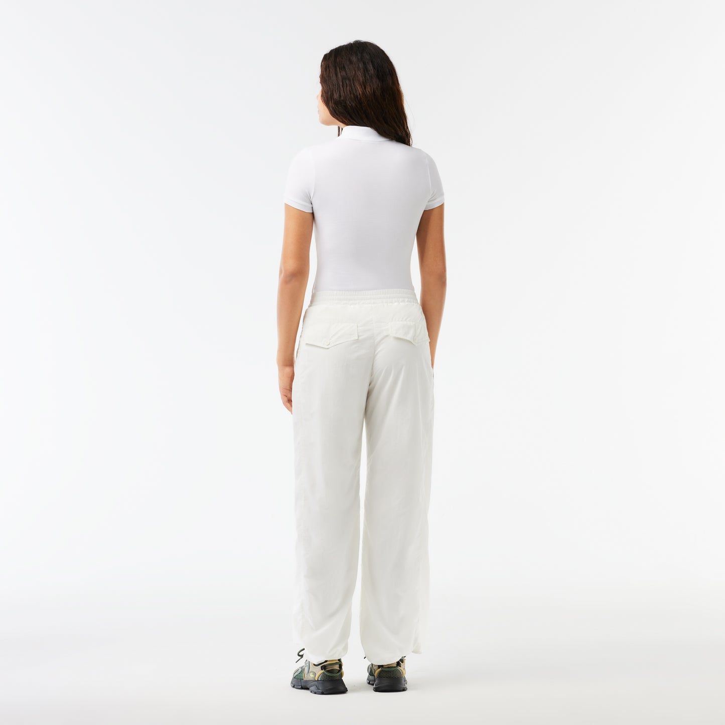 Wide Leg Nylon Sportsuit Track Pants  - XF0753