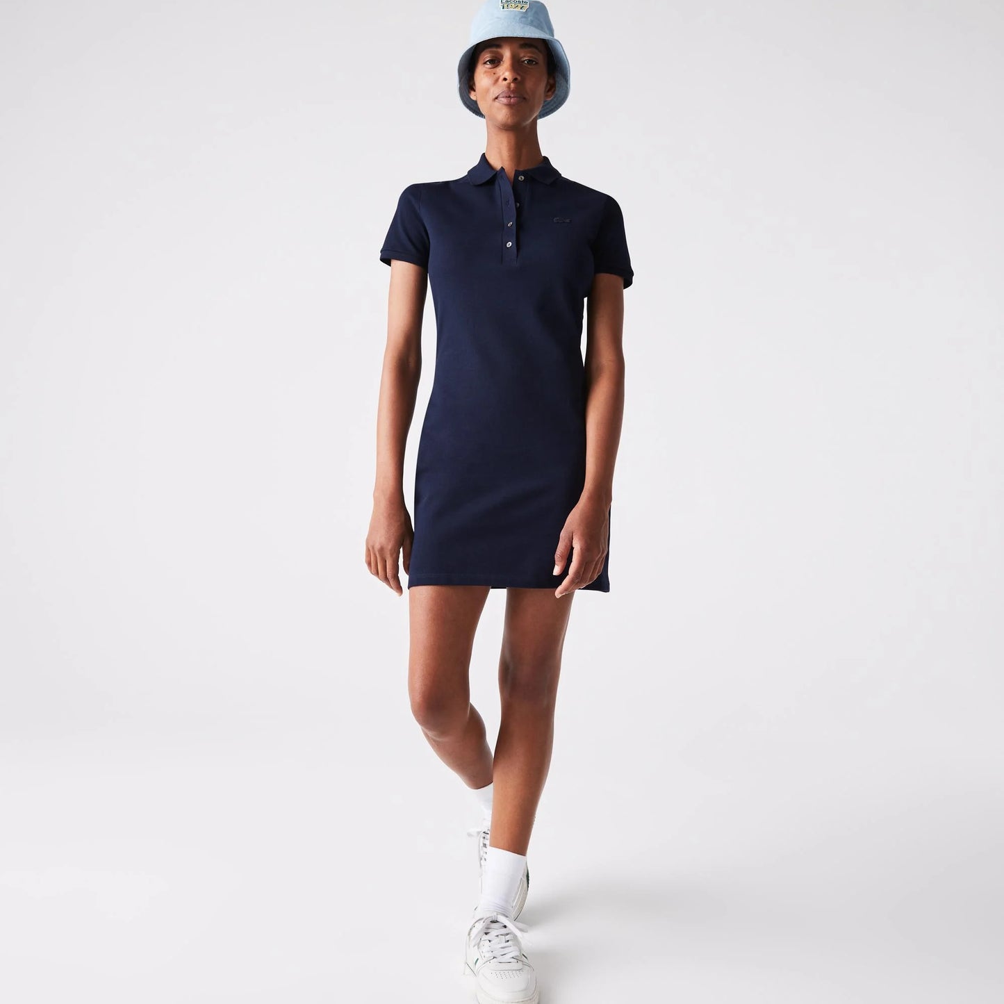 Women's Stretch Cotton Piqué Polo Dress - EF5473