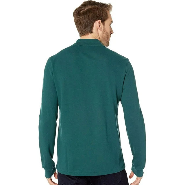 Classic Fit Long Sleeved L.12.12 Polo Shirt-L1312