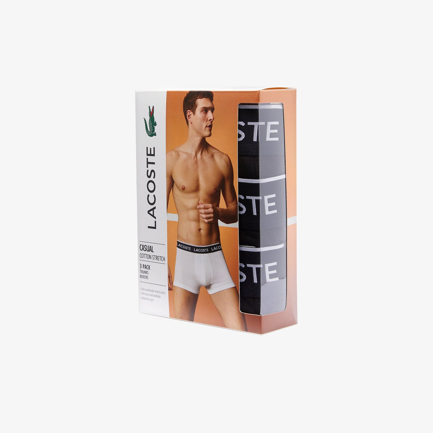 Pack Of 3 Casual Black Trunks - 5H3389