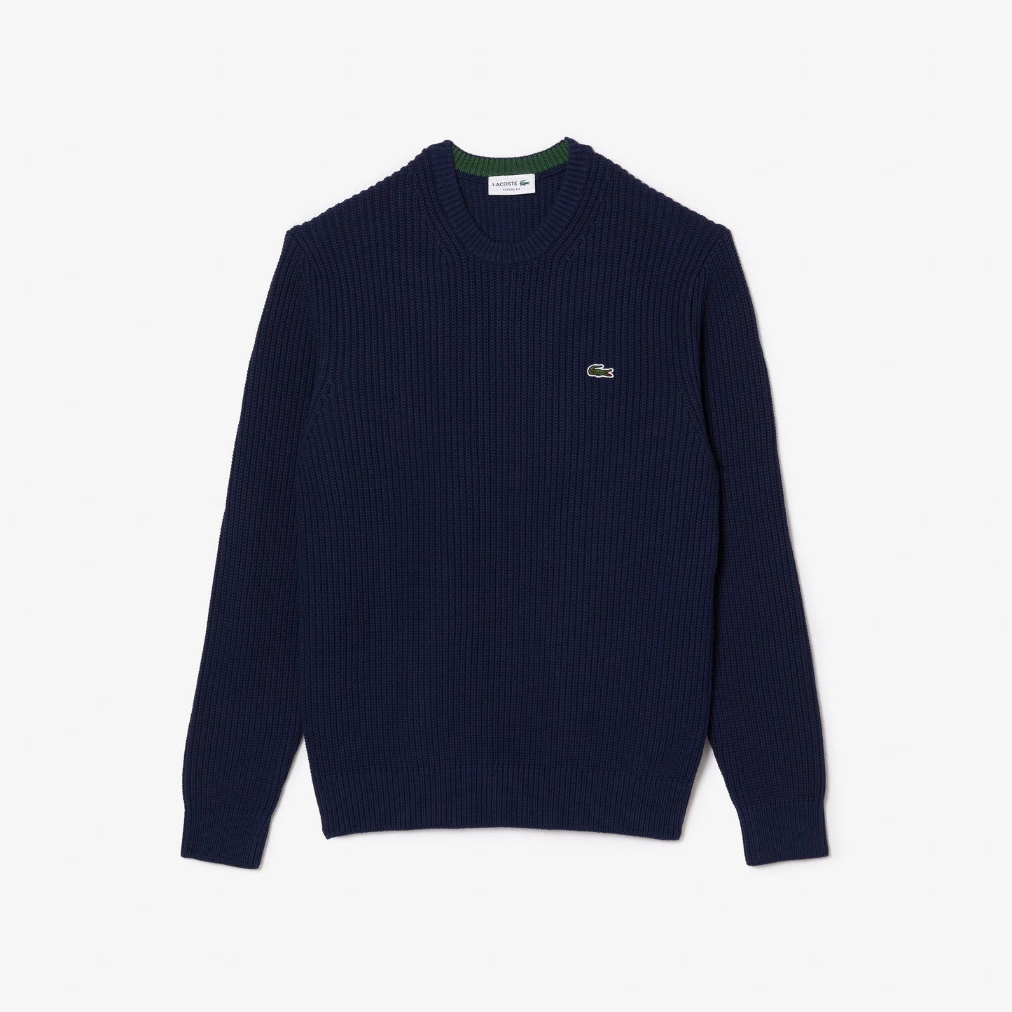 Shop The Latest Collection Of Outlet - Lacoste Men'S Lacoste Classic Fit Crew Neck Organic Cotton Sweater - Ah0255 In Lebanon