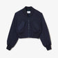 Womens Lacoste Bomber Jacket with Ribbed Band Details - BF5885