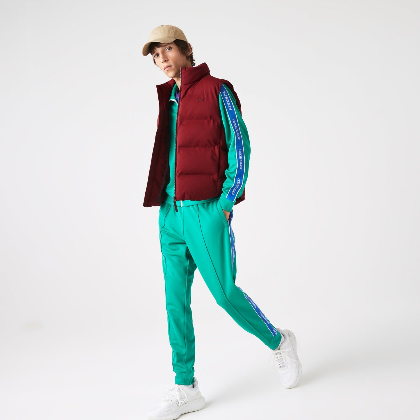 Men's Fold Away Hood Short Vest Jacket - BH0568