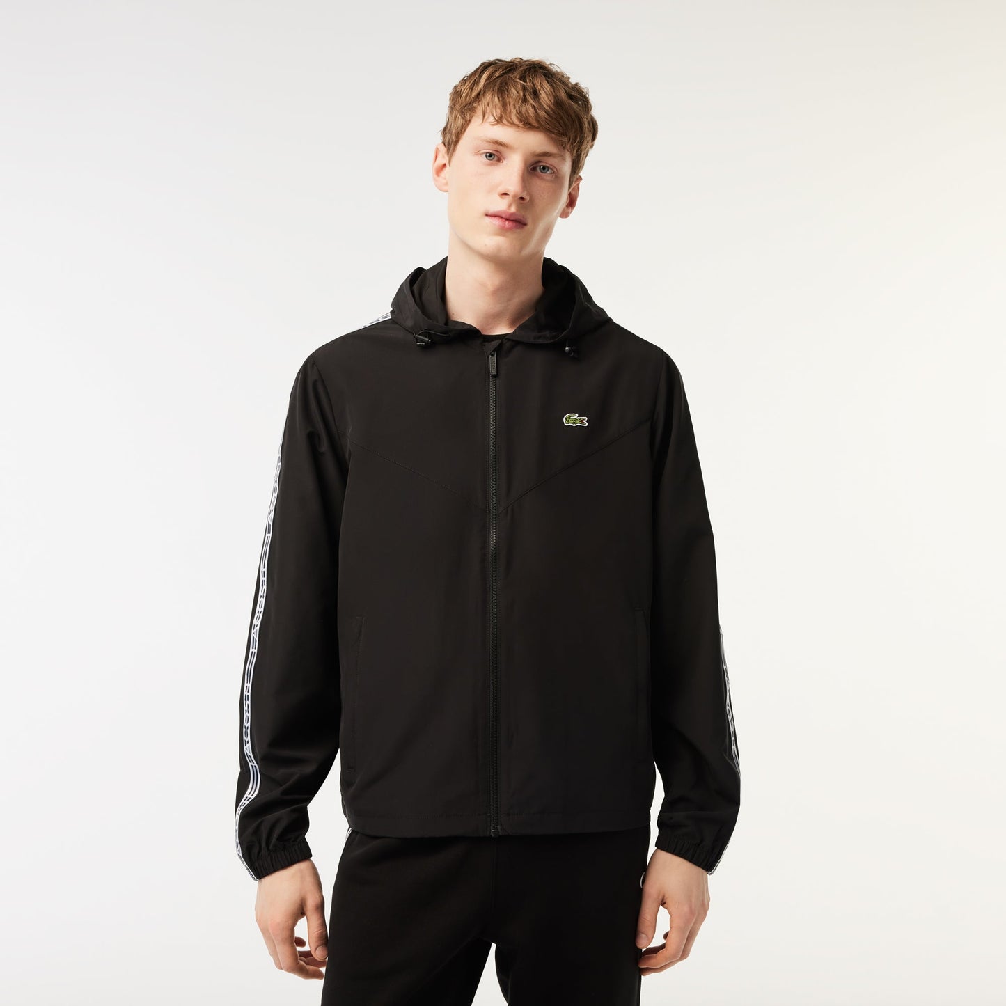 Men’s Lacoste Short Recycled Polyester Track Jacket