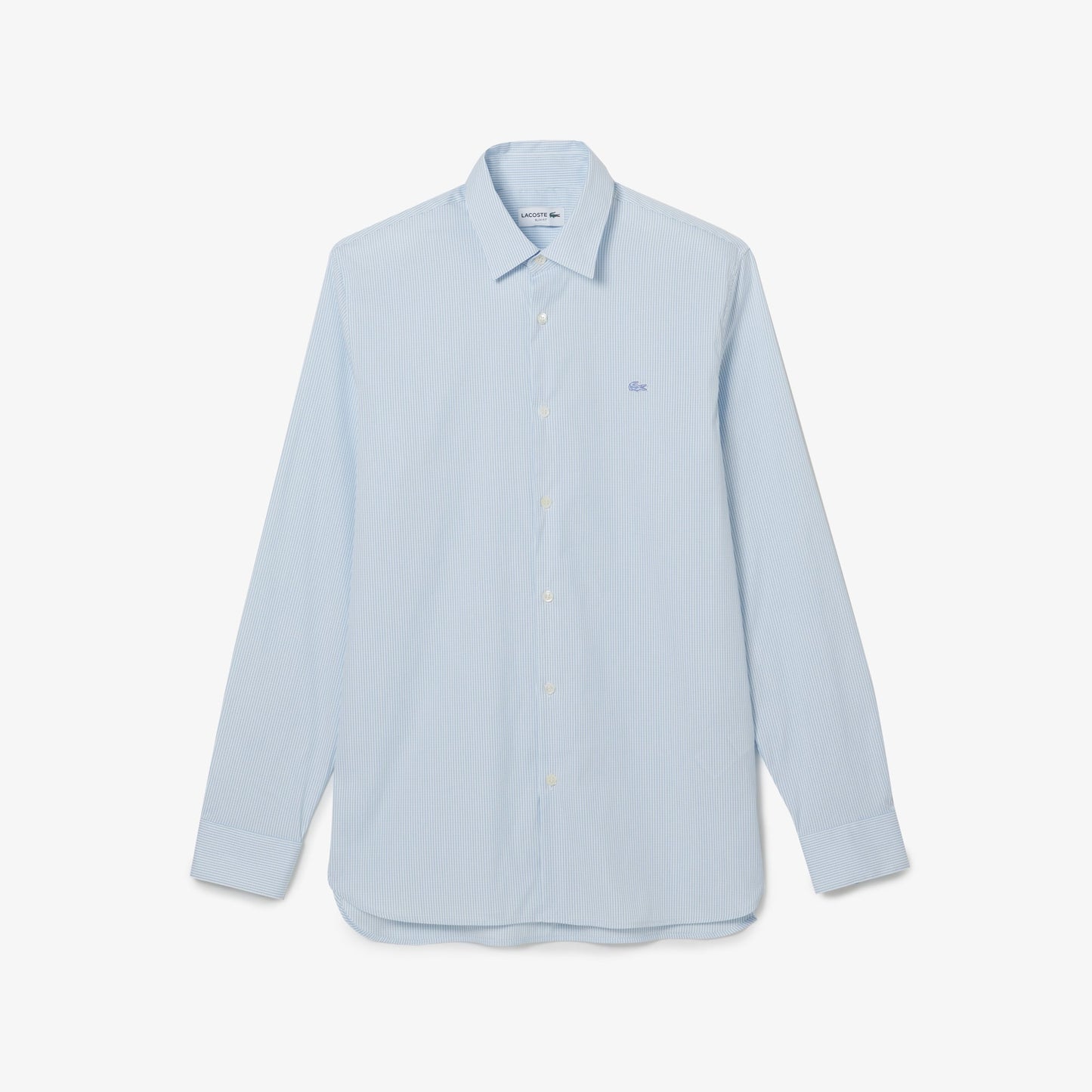 Men's Lacoste Slim Fit Check Stretch Poplin Shirt - CH0205