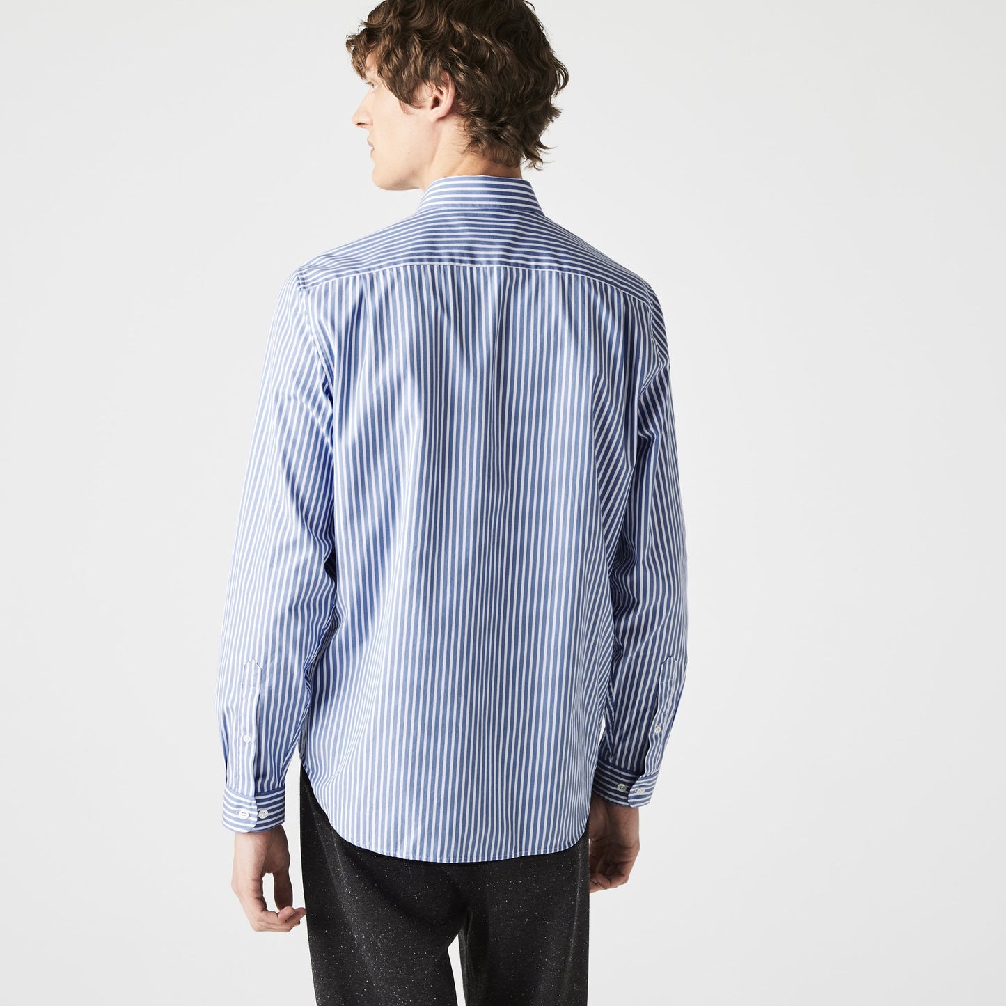 Men's Regular Fit Striped Cotton Shirt - CH2936