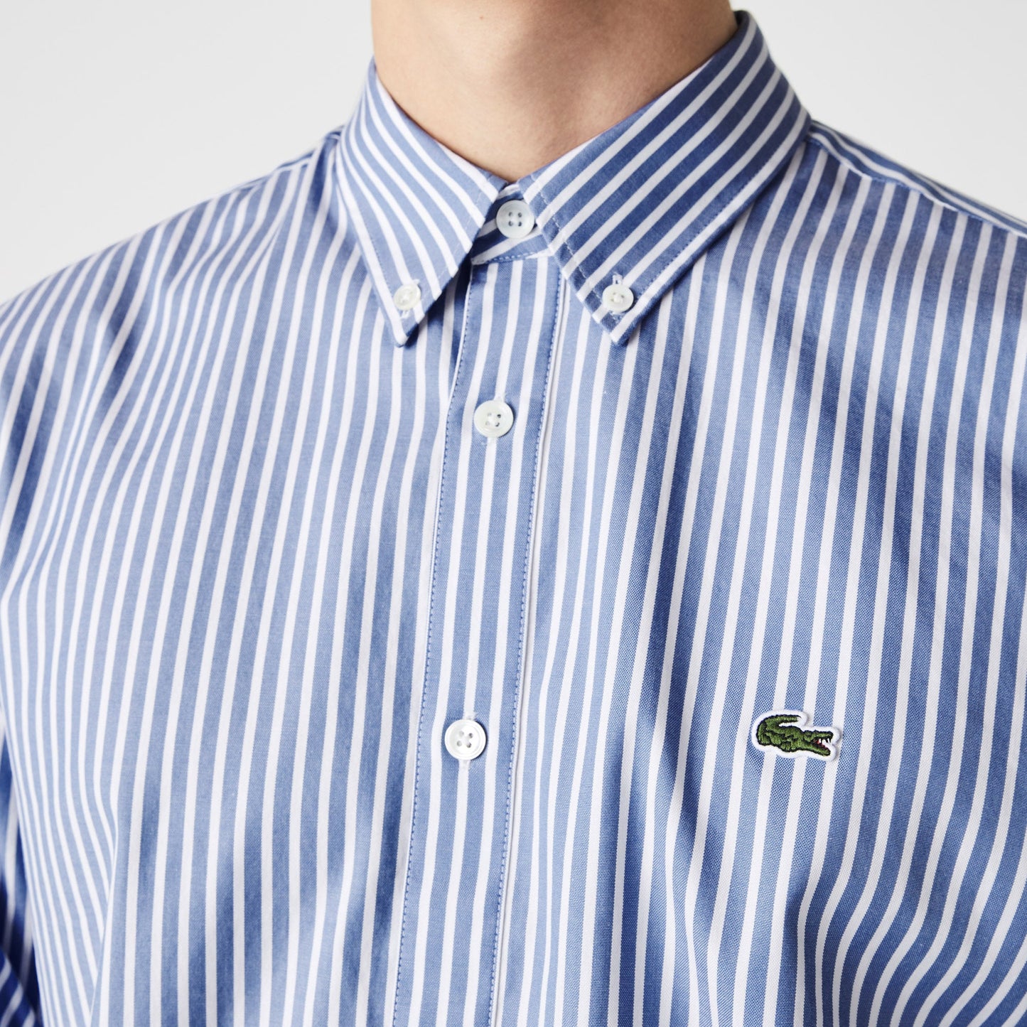 Men's Regular Fit Striped Cotton Shirt - CH2936