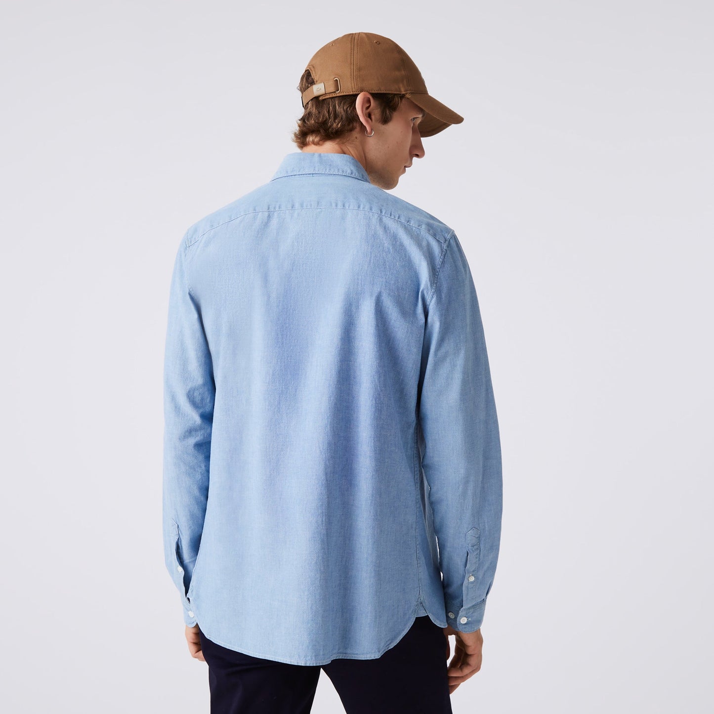 Men's Slim Fit Cotton Chambray Shirt - CH2967