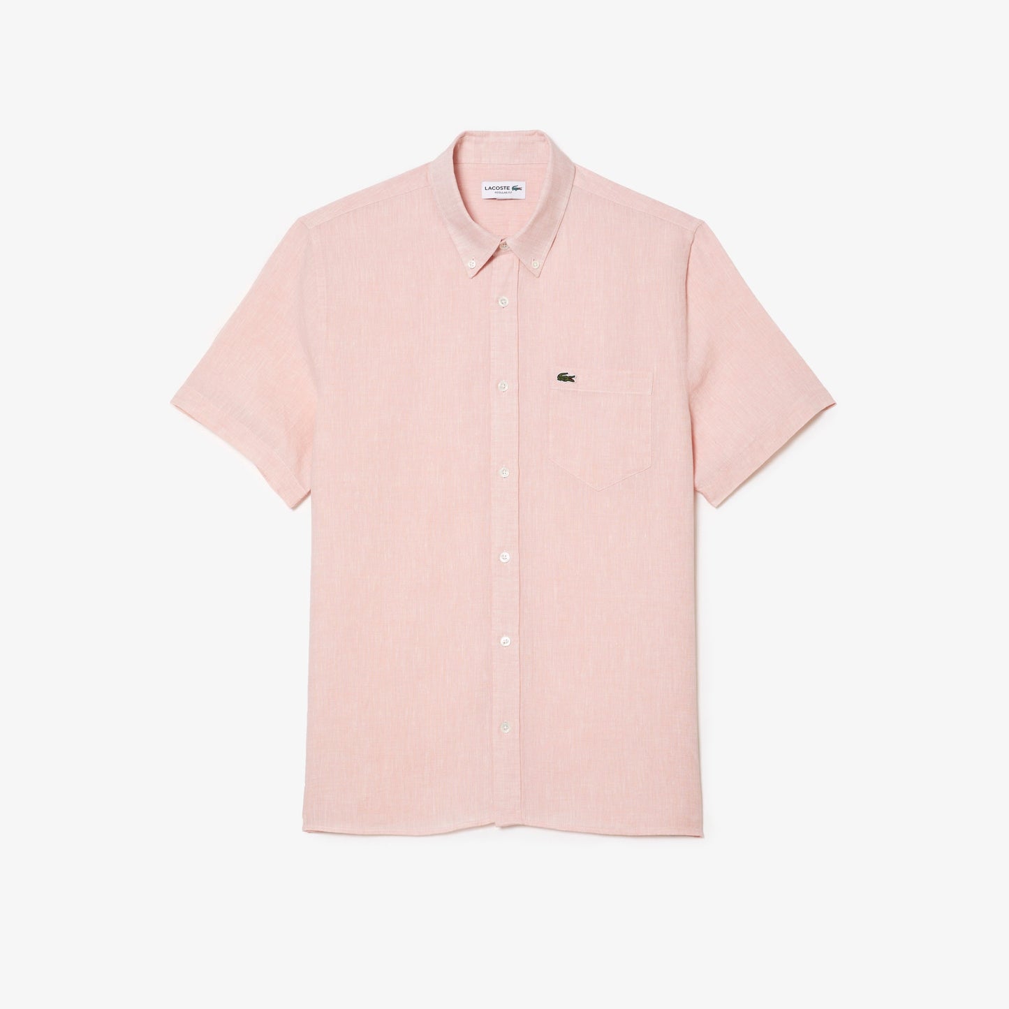 Shop The Latest Collection Of Lacoste MenS Lacoste Short Sleeve Linen Shirt - Ch5699 In Lebanon