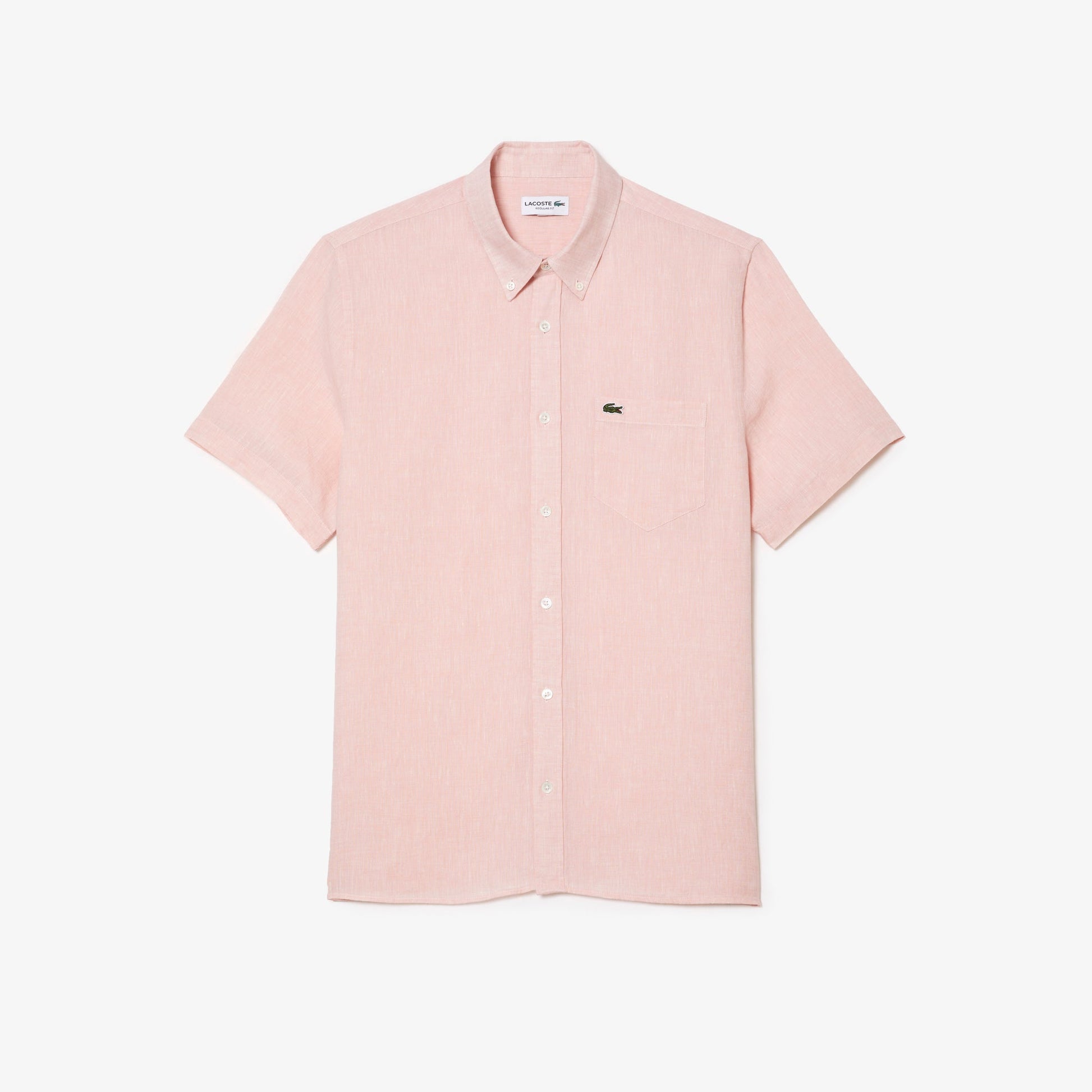 Shop The Latest Collection Of Lacoste MenS Lacoste Short Sleeve Linen Shirt - Ch5699 In Lebanon