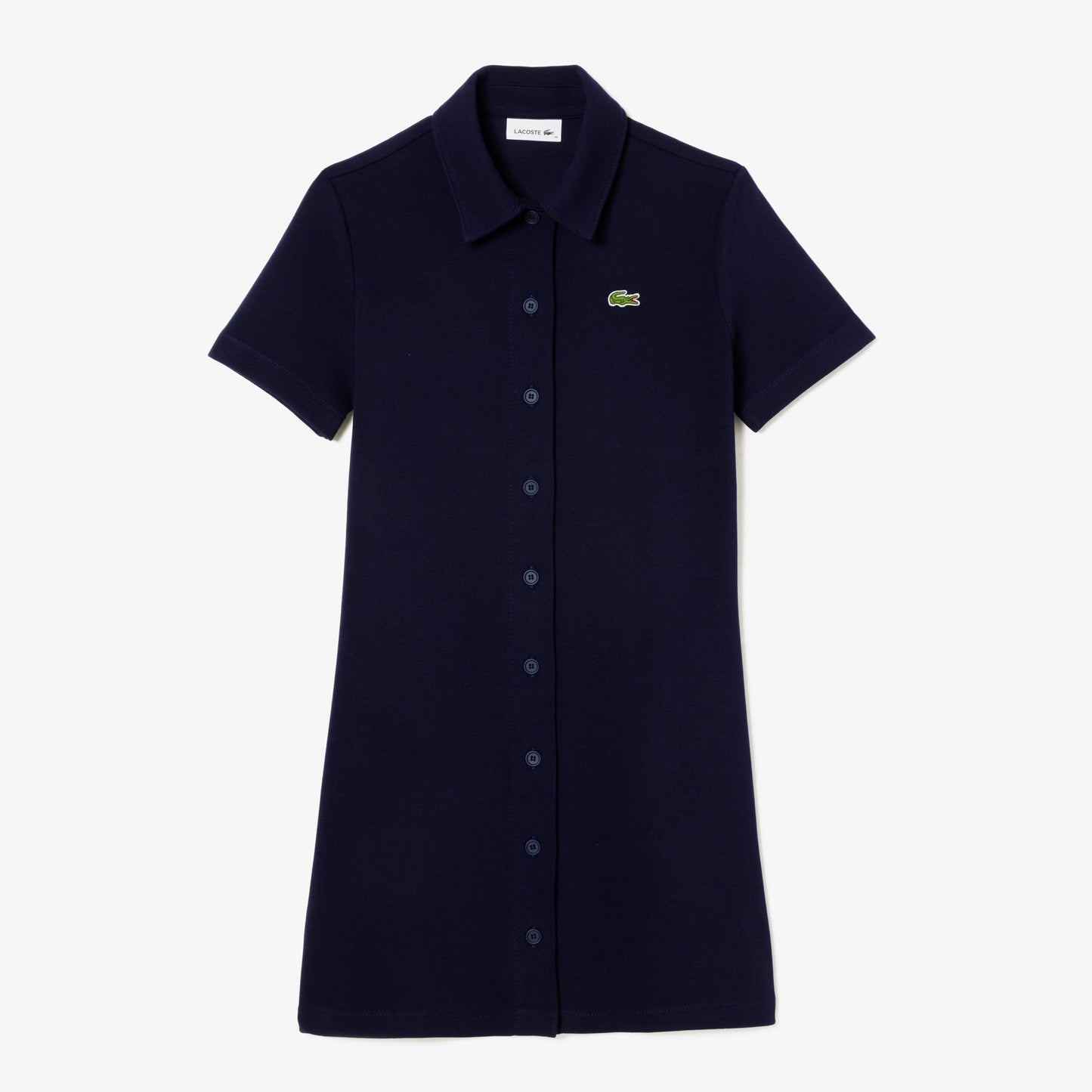 Women’s Lacoste Organic Cotton Buttoned Polo Dress - EF6922