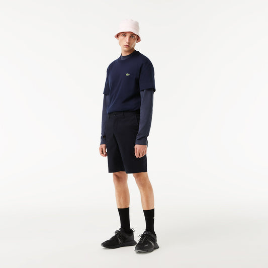 Men's Slim Fit Stretch Cotton Bermuda Shorts - FH2647