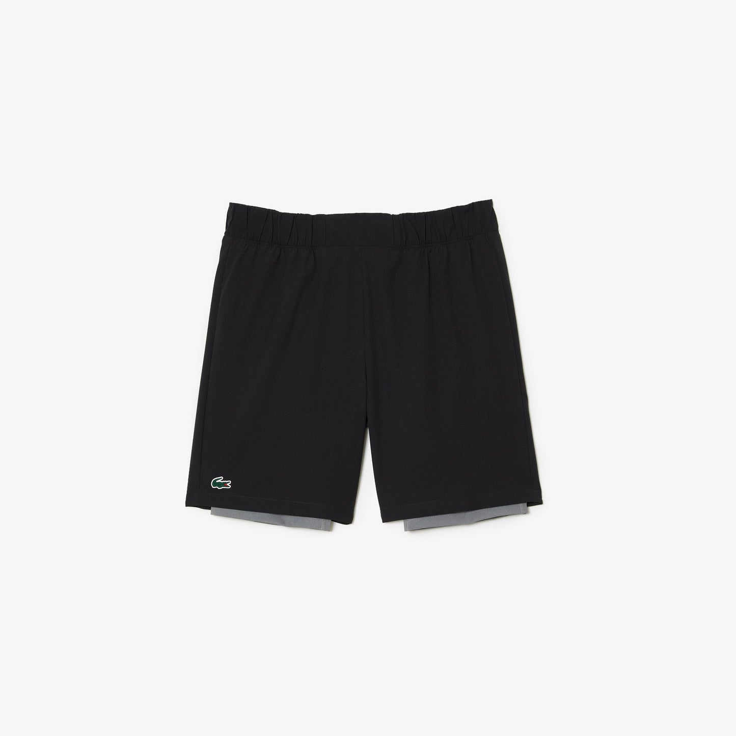 Mens Two-Tone Lacoste Sport Shorts with Built-in Undershorts