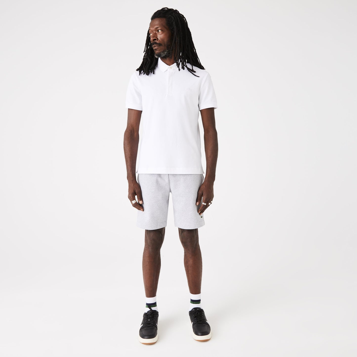 Men's Lacoste Organic Brushed Cotton Fleece Shorts - GH9627