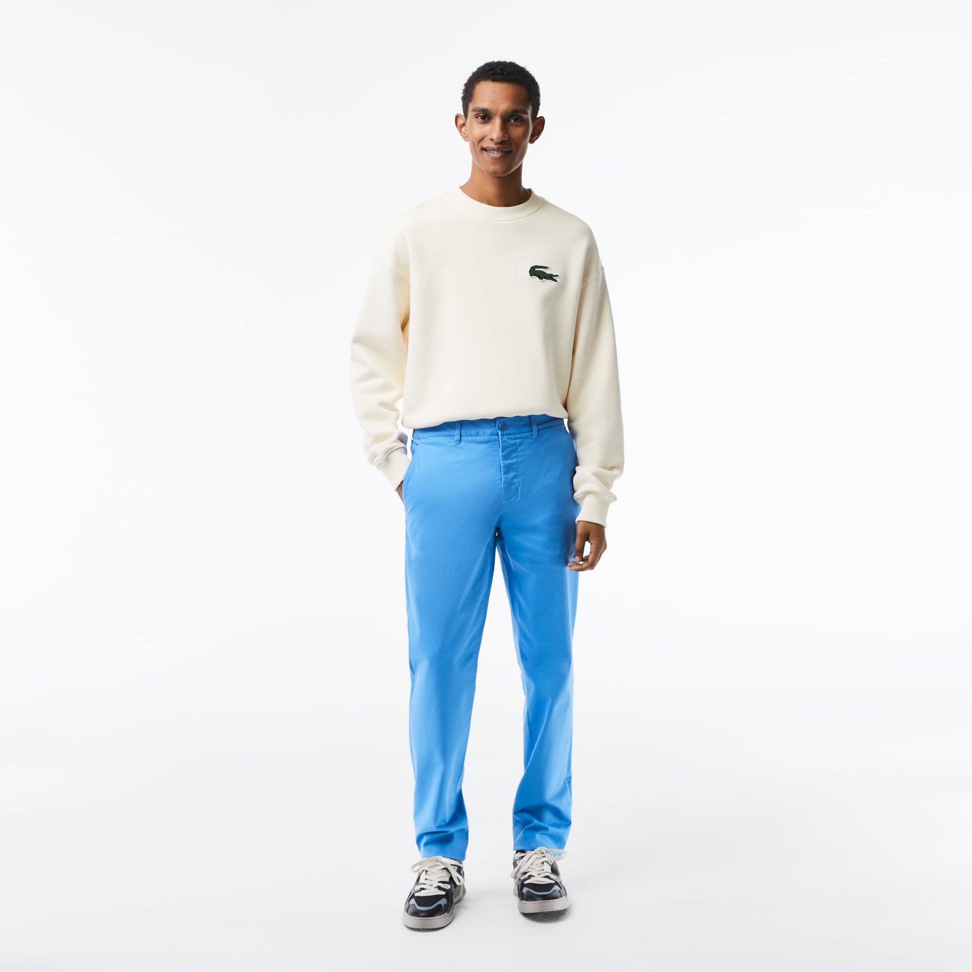 Men's New Classic Slim Fit Stretch Cotton Trousers - HH2661