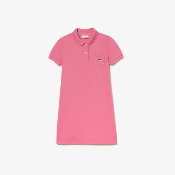 Girls Polo-Style Cotton Dress - EJ2816