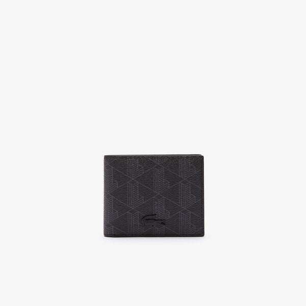 Shop The Latest Collection Of Lacoste Men'S The Blend Small Monogram Canvas Wallet - Nh3697Lx In Lebanon