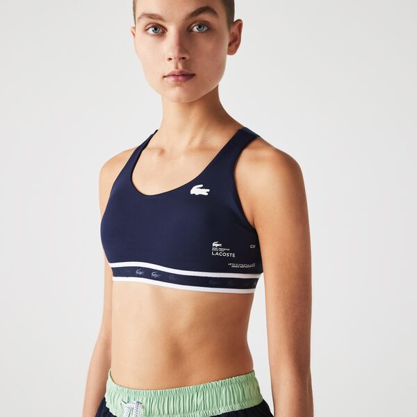 Women's Lacoste Sport Criss-Crossing Straps Sports Bra - Tf0759