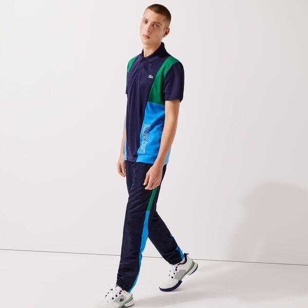 Men's Lacoste Sport Colour-Block Bands Tracktrousers - Xh0881