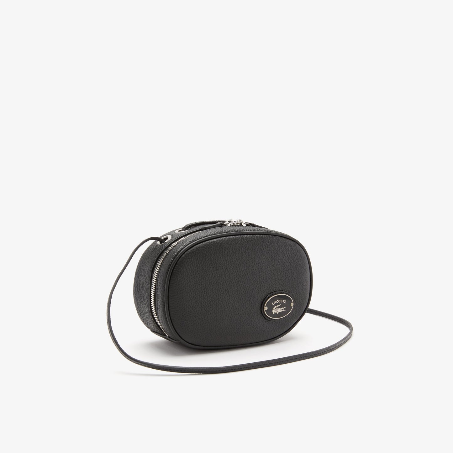 Women's Lacoste Small Oval Grained Leather Camera Bag - NF3940GZ
