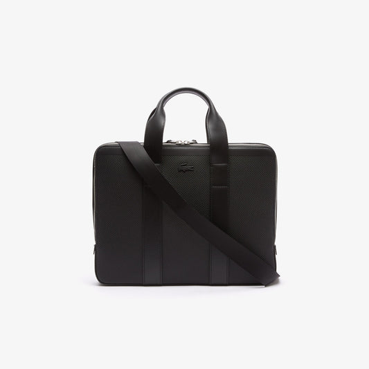 Shop The Latest Collection Of Lacoste Men'S Chantaco Pique Leather Extra Slim Computer Bag - Nh3782Ce In Lebanon
