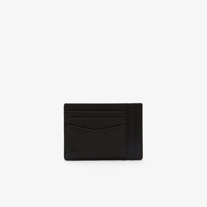 Mens Lacoste Chantaco Calfskin Leather Card Holder - NH4120CE