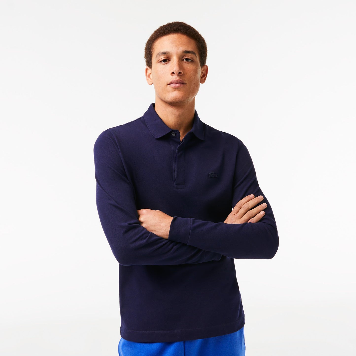 Smart Paris long sleeve stretch cotton Polo Shirt - PH2481