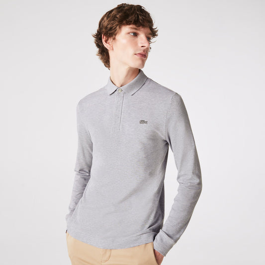 Smart Paris long sleeve stretch cotton Polo Shirt - PH2481