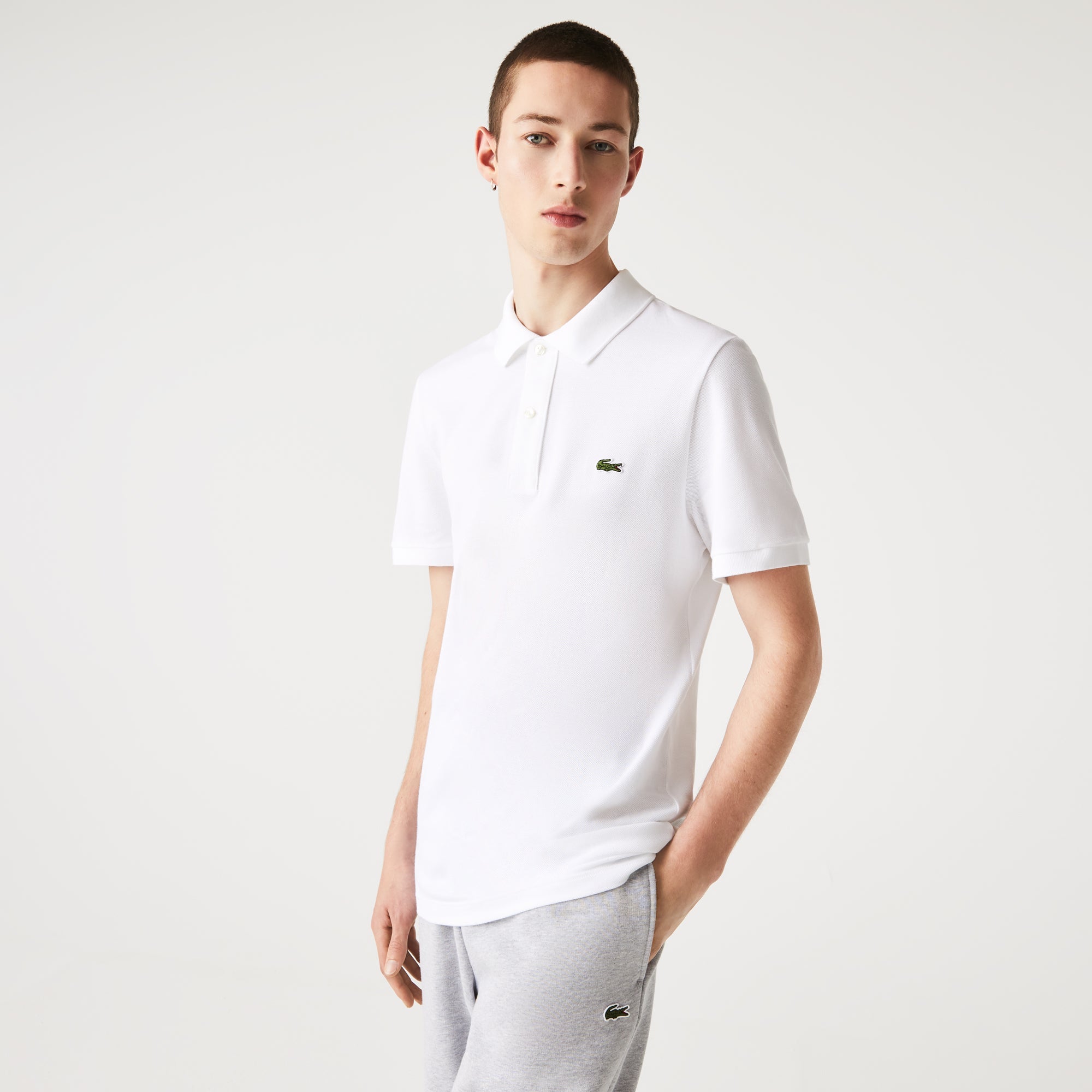 Lacoste polo shirt slim fit best sale