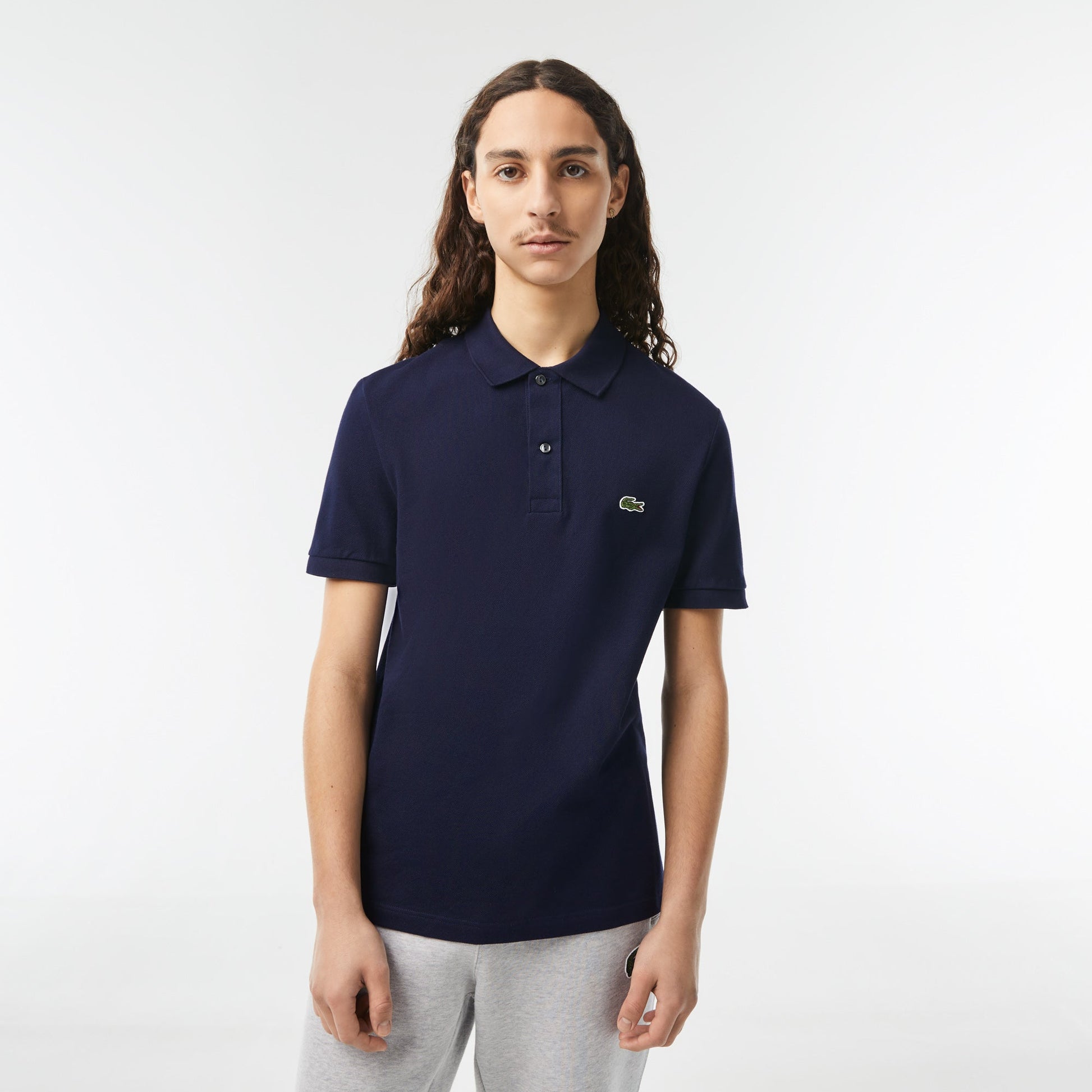 Buy Men'S Slim Fit Lacoste Polo Shirt In Petit Pique Ph4012