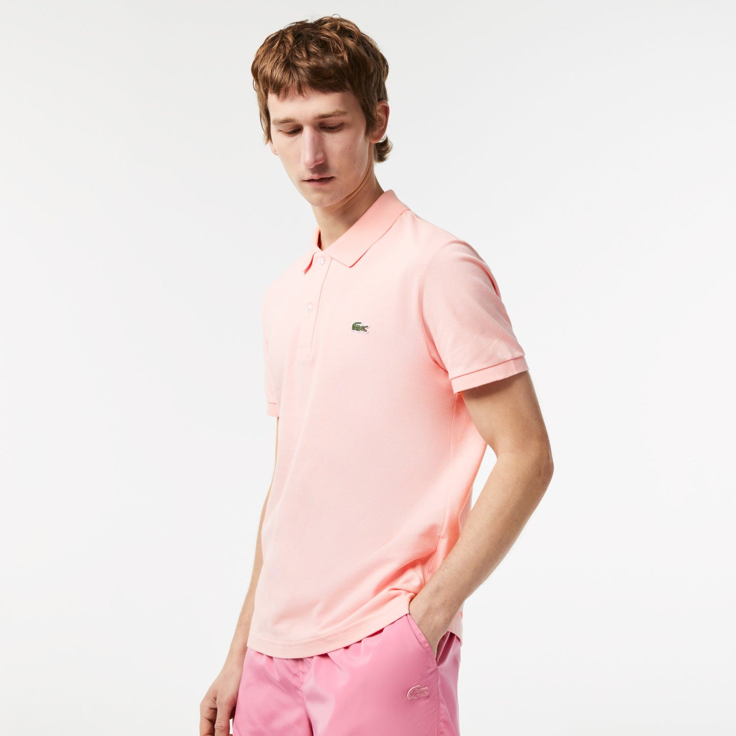 Men's Slim fit Lacoste Polo Shirt in petit pique - PH4012