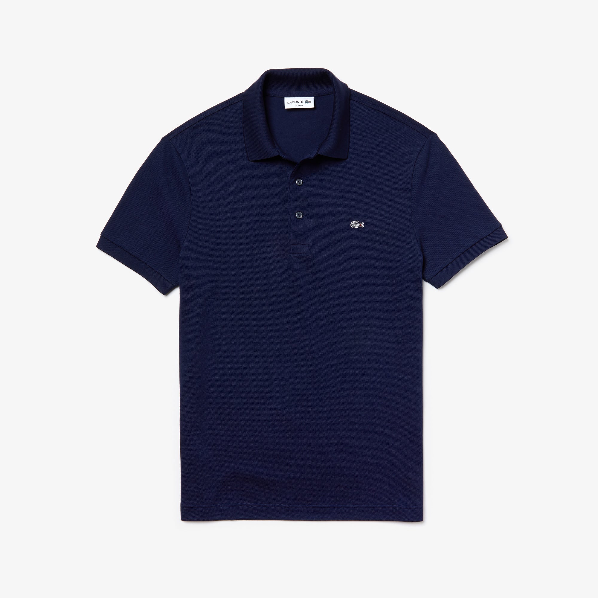 Men's slim fit lacoste polo hotsell shirt in stretch petit piqué