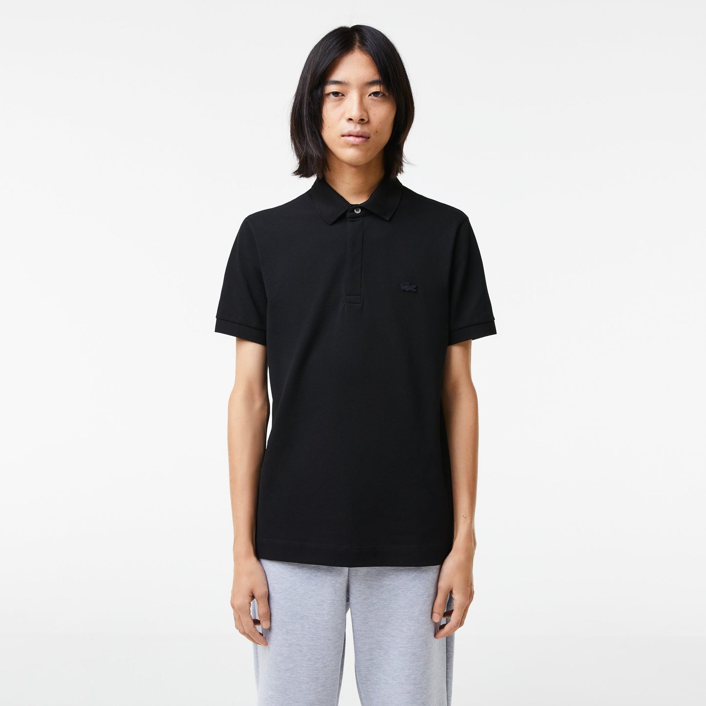 Men's Lacoste Paris Polo Shirt Regular Fit Stretch Cotton Pique - PH5522