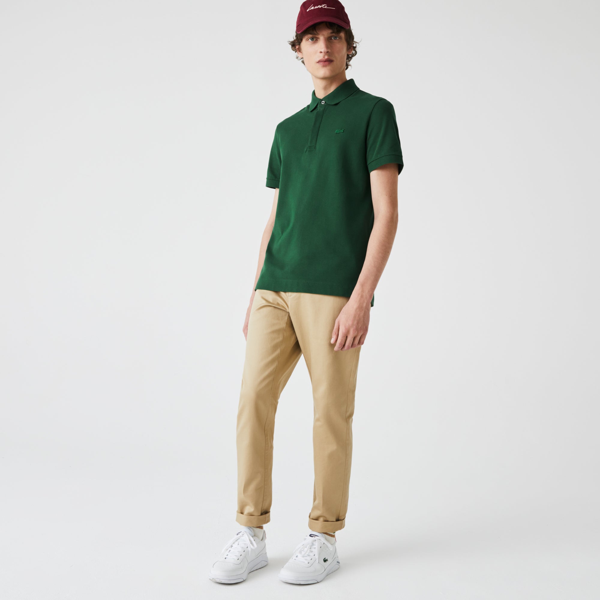 Buy Men S Lacoste Paris Polo Shirt Regular Fit Stretch Cotton Pique Ph5522 Online Lebanon Online Shopping Lebanon LACOSTE LEBANON