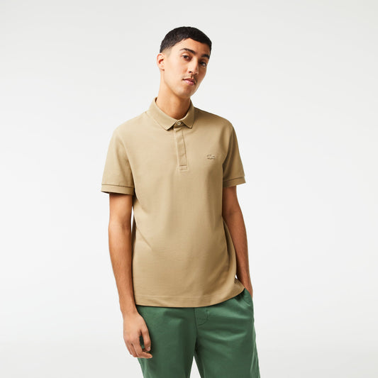 Men's Lacoste Paris Polo Shirt Regular Fit Stretch Cotton Pique - PH5522