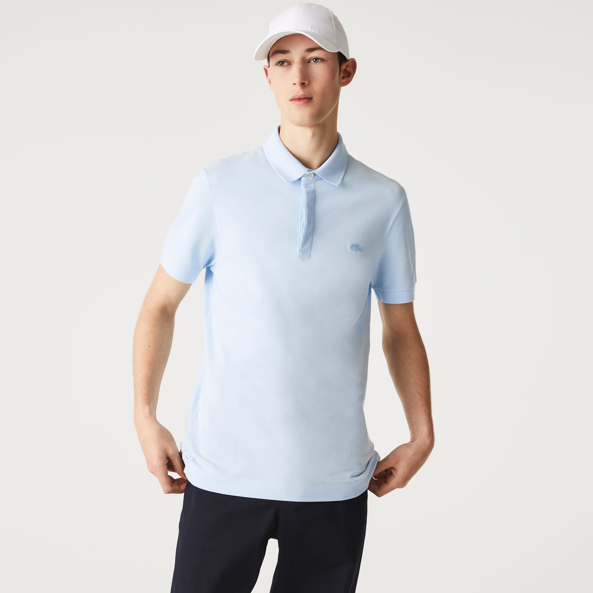 Buy Men S Lacoste Paris Polo Shirt Regular Fit Stretch Cotton Pique Ph5522 Online Lebanon Online Shopping Lebanon LACOSTE LEBANON