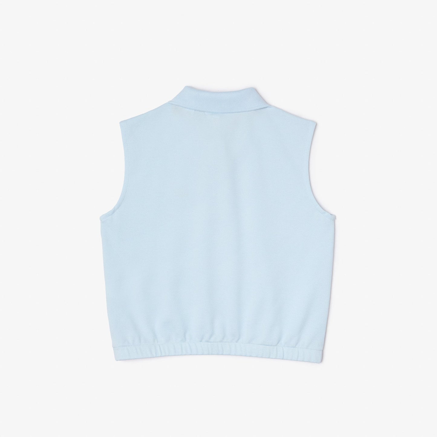 Sleeveless Stretch Mini Piqué Polo Shirt