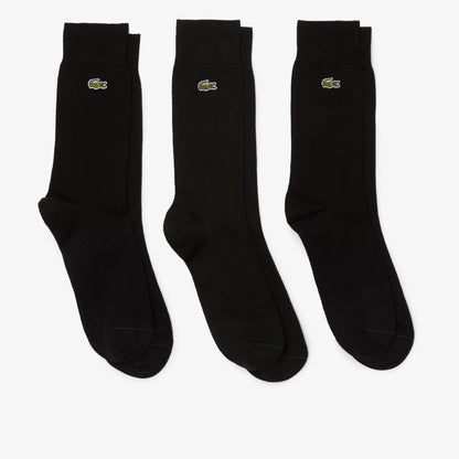 Unisex High-Cut Cotton Pique Socks Three-Pack - RA4261