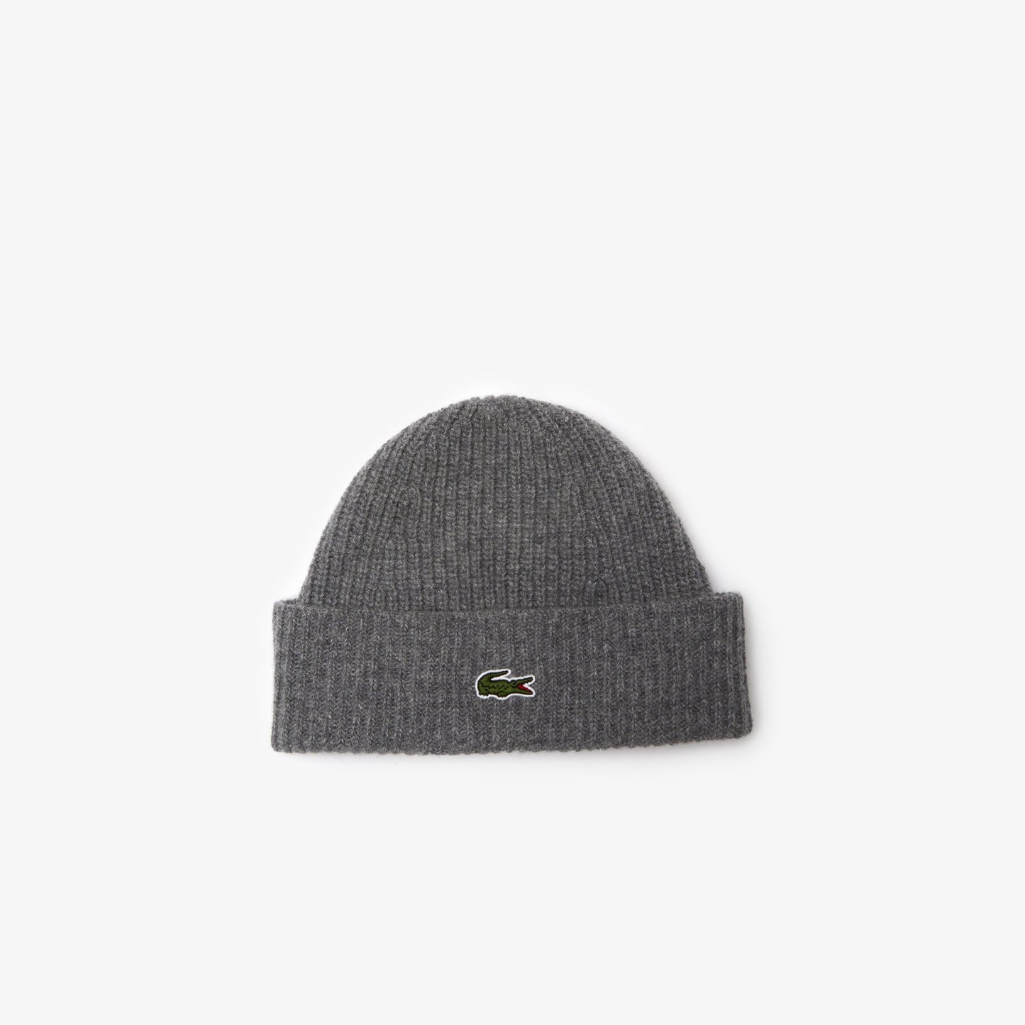 Unisex Lacoste Ribbed Wool Beanie - RB9883