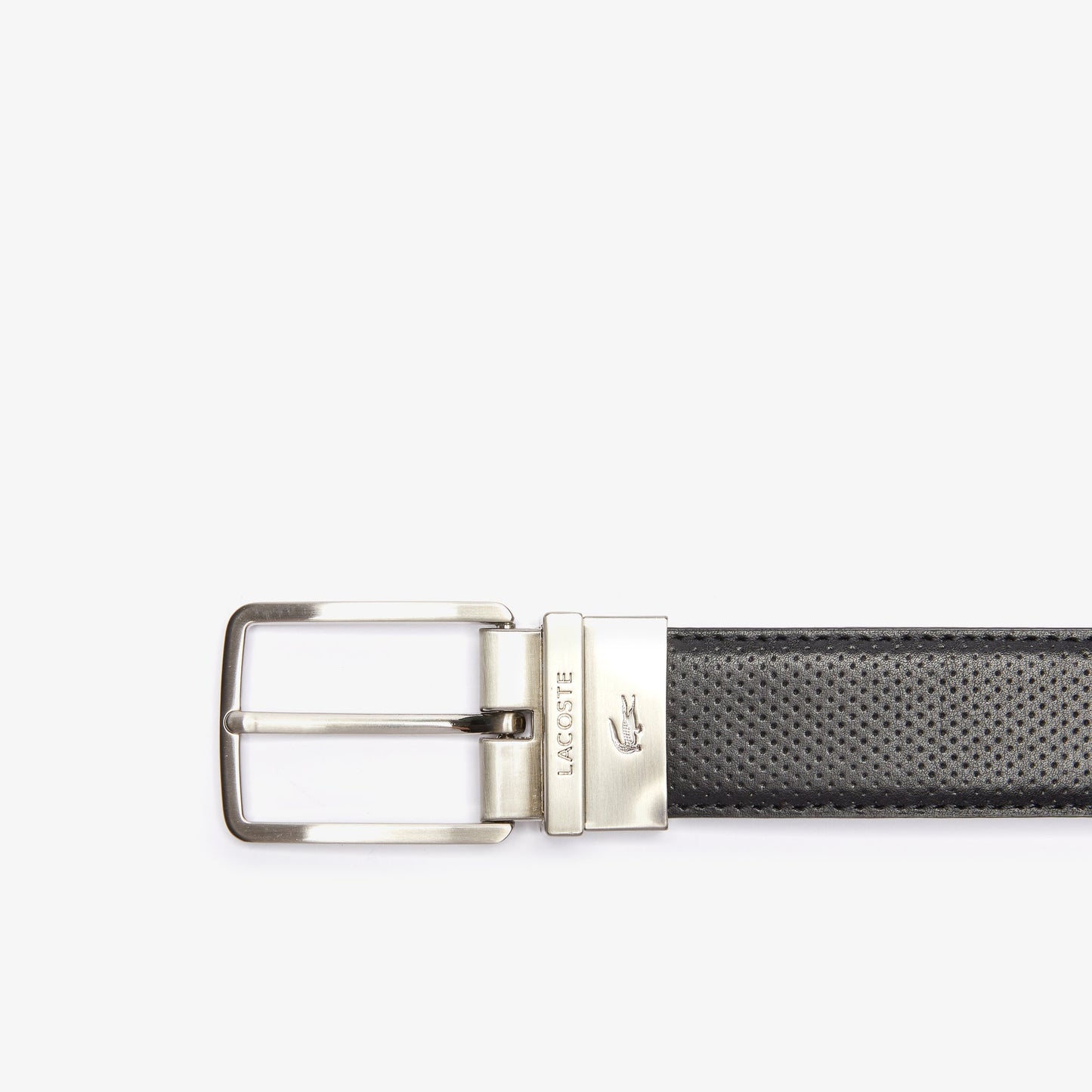 Men's Lacoste Engraved Buckle Reversible Pique Leather Belt - RC4002