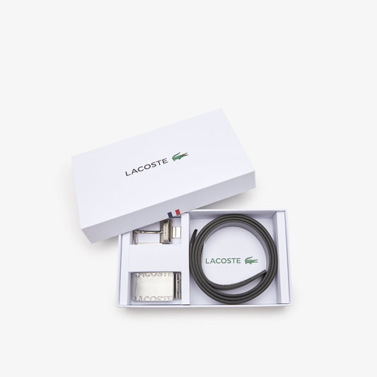 Men's Lacoste Pin And Flat Buckle Belt Gift Set - RC4060