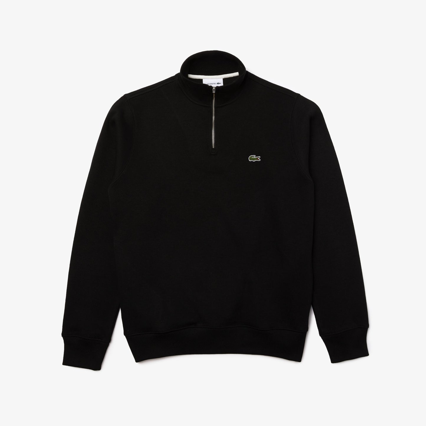 Zip-Up High Neck Interlock Sweatshirt-SH1927