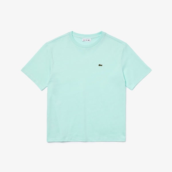 Shop The Latest Collection Of Lacoste Women'S Crew Neck Premium Cotton T-Shirt - Tf5441 In Lebanon