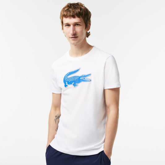 Men's Lacoste SPORT 3D Print Crocodile Breathable Jersey T-shirt - TH2042