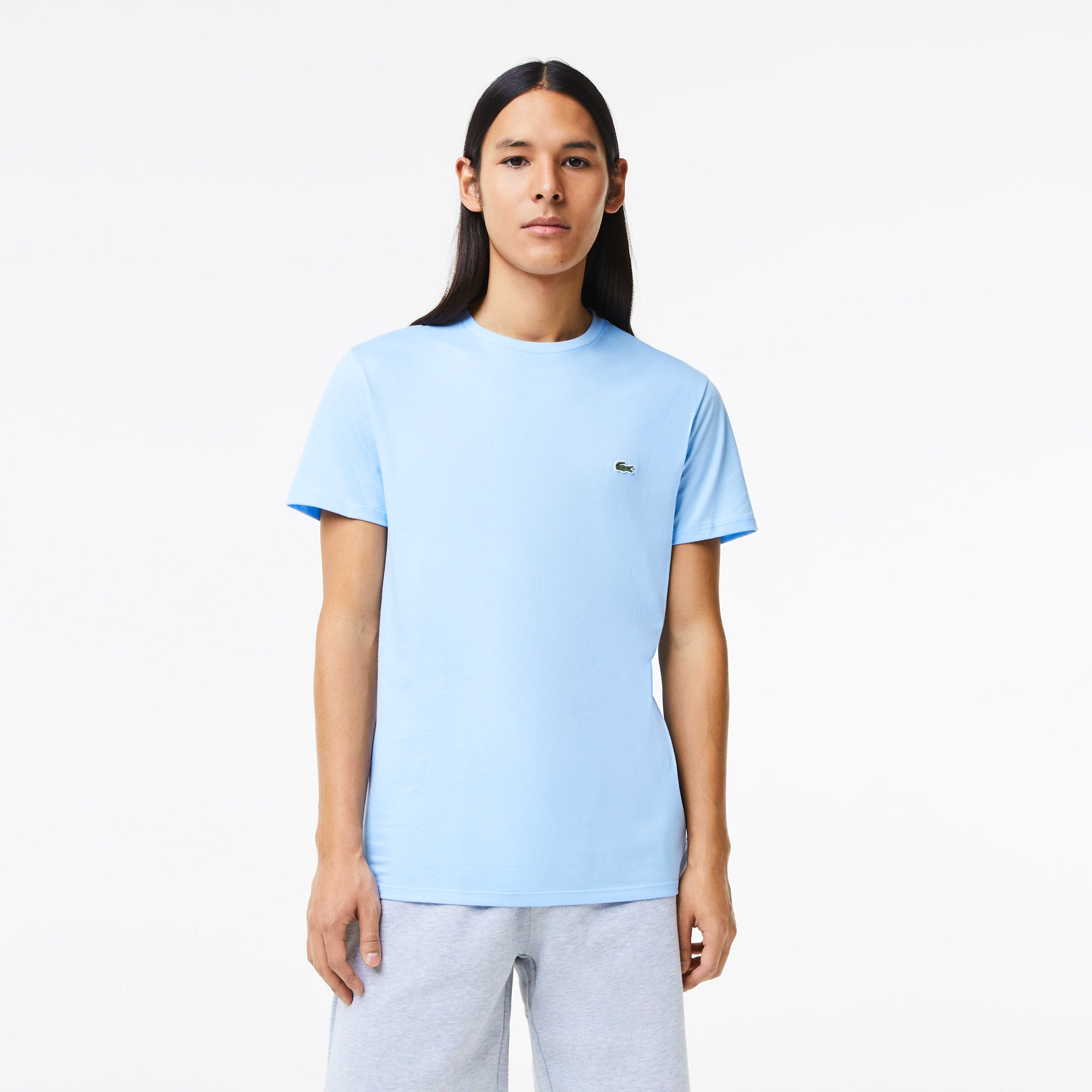 Buy Men S Crew Neck Pima Cotton Jersey T Shirt Th6709 Online Lebanon Online Shopping Lebanon LACOSTE LEBANON