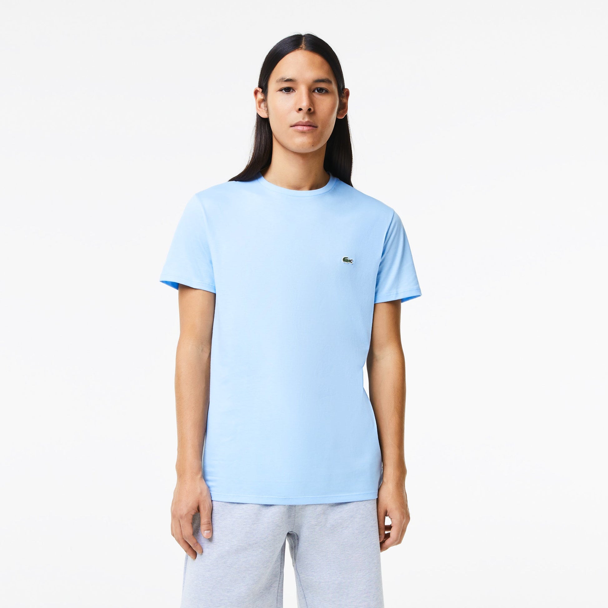 Men's Crew Neck Pima Cotton Jersey T-shirt - TH6709